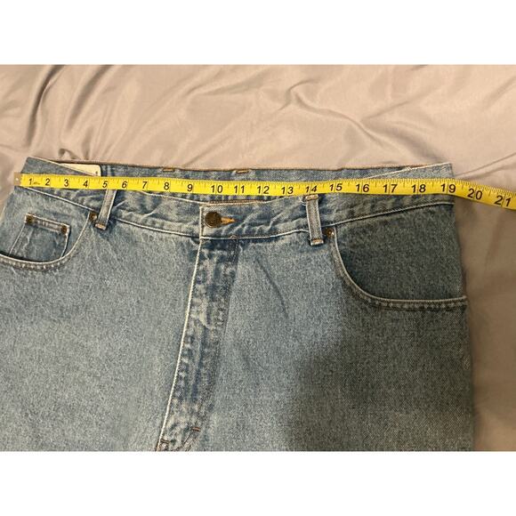 Eddie Bauer Vintage 90s Light Wash Mom Jeans Size 20 Straight Leg Pants women’s - Picture 5 of 7